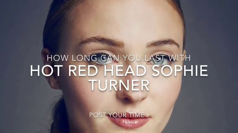 Sophie Turner Jerk off Challenge